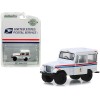 1971 Jeep DJ-5 White 'United States Postal Service' (USPS) 'Hobby Exclusive' 1/64 Diecast Model Car by Greenlight