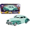 1948 Chevrolet Aerosedan Fleetside Lowrider Pastel Green and Green Metallic Two-Tone 'Get Low' Series 1/24 Diecast Model Car by Motormax