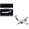 ATR 42-500 Commercial Aircraft 'Cubana' (CU-T1240) White with Blue and Red Tail 'Gemini 200' Series 1/200 Diecast Model Airplane by GeminiJets