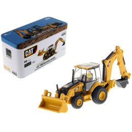 CAT Caterpillar 450E Backhoe Loader with Operator 'High Line' Series 1/87 (HO) Scale Diecast Model by Diecast Masters
