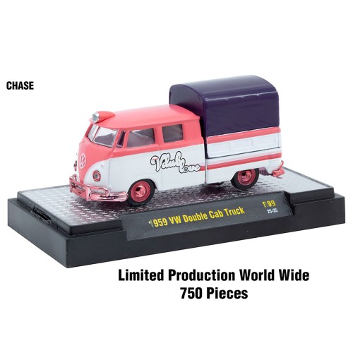 'Auto-Thentics' 6 piece Set Release 99 IN DISPLAY CASES Limited Edition 1/64 Diecast Model Cars by M2 Machines