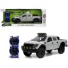 2011 Ford F-150 SVT Raptor Pickup Truck Light Gray with Extra Wheels 'Just Trucks' Series 1/24 Diecast Model Car by Jada
