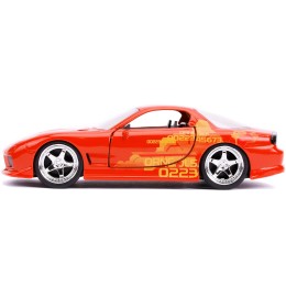 Orange Julius' Mazda RX-7 Orange Metallic with Graphics 'Fast & Furious' Series 1/32 Diecast Model Car by Jada