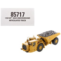 CAT Caterpillar AD45 Underground Articulated Truck Yellow 'High Line' Series 1/50 Diecast Model by Diecast Masters