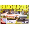 Skill 2 Model Kit Dodge Challenger Ramchargers Funny Car 'Legends of the Quarter Mile' 1/25 Scale Model by MPC