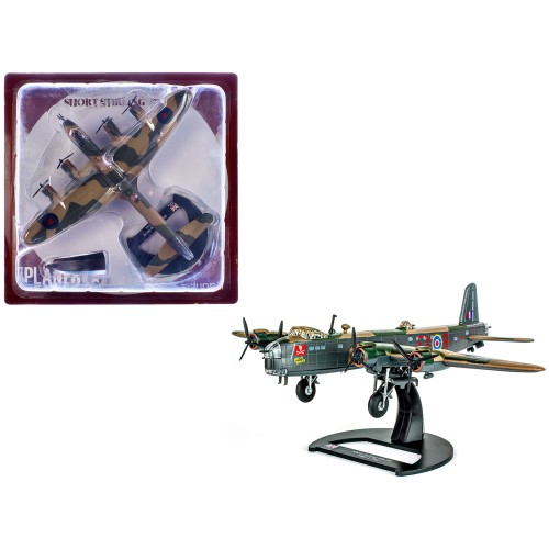 Short Stirling Mk.III Aircraft 'Jolly Roger No. 199 Squadron 100 Group' (1943) British Royal Air Force 'Planes of World War II' Series 1/144 Diecast Model Airplane by Luppa