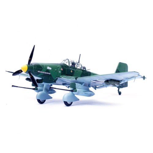 Junkers Ju 87G1 Stuka Bomber Aircraft '10.(Pz)/SG 2 Immelmann GS+MH Dubno Ukraine' (1944) German Luftwaffe 'Wing' Series 1/72 Diecast Model by Panzerkampf