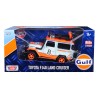 Toyota FJ40 Land Cruiser #8 'Gulf Oil'  White Limited Edition to 2400 pieces Worldwide 1/24 Diecast Model Car by Motormax