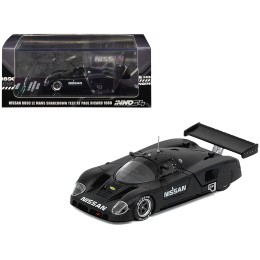 Nissan R89C Matt Black 'Le Mans Shakedown Test at Paul Ricard 1988' 1/64 Diecast Model Car by Inno Models