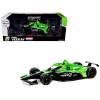 Dallara IndyCar #21 Rinus VeeKay 'Risk On International' Ed Carpenter Racing 'NTT IndyCar Series' (2024) 1/18 Diecast Model Car by Greenlight