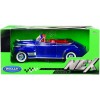 1941 Chevrolet Special Deluxe Convertible Blue Metallic with Red Interior 'NEX Models' 1/24 Diecast Model Car by Welly