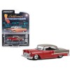 1955 Chevrolet Bel Air Lowrider Ruby Red and Matt Bronze 'California Lowriders' Series 3 1/64 Diecast Model Car by Greenlight