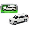2017 Cadillac Escalade with Sunroof White 1/24-1/27 Diecast Model Car by Welly
