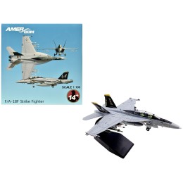 Boeing F/A-18F Super Hornet Fighter Aircraft 'VFA-103 Jolly Rogers 75th Anniversary' (2018) United States Navy 1/100 Diecast Model Airplane