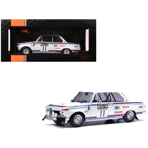 BMW 2002 #11 Achim Warmbold - Jean Todt 'RAC Rally' (1973) 1/18 Diecast Model Car by IXO Models
