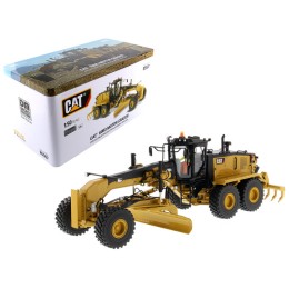 CAT Caterpillar 16M3 Motor Grader with Operator 'High Line Series' 1/50 Diecast Model by Diecast Masters