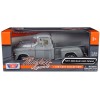 1957 GMC Blue Chip Pickup Truck Gray 'Timeless Legends' Series 1/24 Diecast Model Car by Motormax