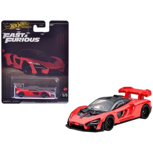 McLaren Senna Red 'Fast X' (2023) Movie 'Fast & Furious' Series Diecast Model Car by Hot Wheels