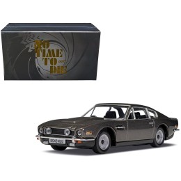 Aston Martin V8 RHD (Right Hand Drive) Black Metallic James Bond 007 'No Time To Die' (2021) Movie Diecast Model Car by Corgi
