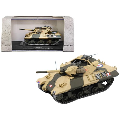 M10 Tank Destroyer D1 #77 'U.S.A. 72nd Anti-Tank Regiment 6th Armored Division Italy August 1944' 1/43 Diecast Model by AFVs of WWII