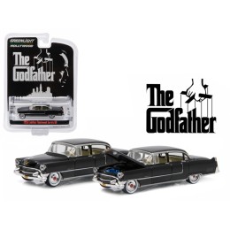 1955 Cadillac Fleetwood Series 60 Black 'The Godfather' (1972) Movie 'Hollywood Series' Release 14 1/64 Diecast Model Car by Greenlight