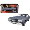 Dom's Chevrolet Chevelle SS Matt Gray 'Fast & Furious' Movie 1/24 Diecast Model Car by Jada