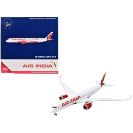 Airbus A350-900 Commercial Aircraft 'Air India' (VT-JRH) White with Tail Graphics 1/400 Diecast Model Airplane by GeminiJets