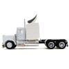 Kenworth W900 Sleeper Cab White 1/87 (HO) Plastic Model Car by Promotex