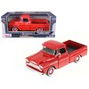 1958 Chevrolet Apache Fleetside Pickup Truck Red 1/24 Diecast Model Car by Motormax