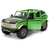 2021 Ford Bronco Green with Black Stripes and Green M&M's Diecast Figure 'Hollywood Rides' Series 1/24 Diecast Model Car by Jada