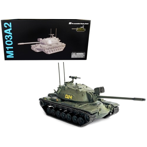 United States M103A2 Heavy Tank D24 Olive Drab 'NEO Dragon Armor' Series 1/72 Plastic Model by Dragon Models