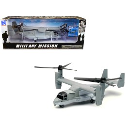 Bell Boeing V-22 Osprey Aircraft #02 Gray 'US Air Force' 'Military Mission' Series 1/72 Diecast Model by New Ray
