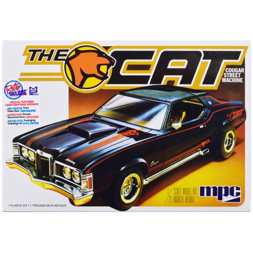 Skill 2 Model Kit 1973 Mercury Cougar 'The Cat' 1/25 Scale Model by MPC