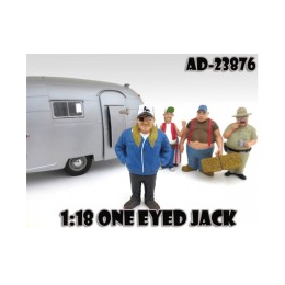 One Eyed Jack 'Trailer Park' Figure For 1:18 Scale Diecast Model Cars by American Diorama