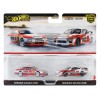 Nissan 240SX (S14) RHD (Right Hand Drive) #19 Red and White and Nissan Silvia (S15) RHD (Right Hand Drive) Red and White 'Car Culture' Set of 2 Cars Diecast Model Cars by Hot Wheels