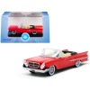 1961 Chrysler 300 Convertible Mardi Gras Red 1/87 (HO) Scale Diecast Model Car by Oxford Diecast