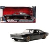 Dom's 1968 Dodge Charger Widebody Matt Black 'Fast & Furious 9 F9' (2021) Movie 1/24 Diecast Model Car by Jada