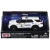 2022 Ford Police Interceptor Utility 'RCMP (Royal Canadian Mounted Police)' White 'Law Enforcement and Public Service' Series 1/43 Diecast Model Car by Motormax