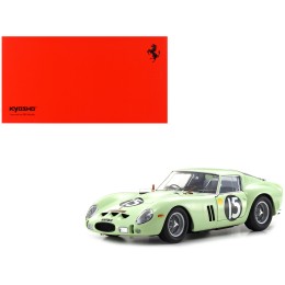 Ferrari 250 GTO #15 Innes Ireland Winner 'Goodwood Tourist Trophy' (1962) 1/18 Diecast Model Car by Kyosho