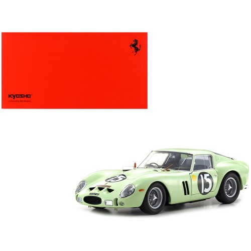 Ferrari 250 GTO #15 Innes Ireland Winner 'Goodwood Tourist Trophy' (1962) 1/18 Diecast Model Car by Kyosho