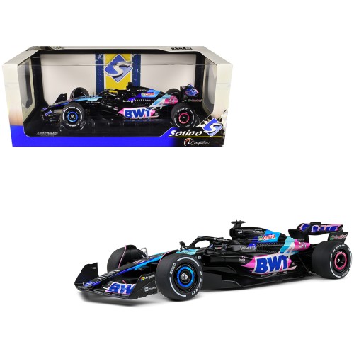 Alpine A524 Presentation Edition 'BWT' 'Formula One F1 World Championship' (2024) 'Competition' Series 1/18 Diecast Model Car by Solido