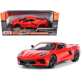 2020 Chevrolet Corvette C8 Stingray Red 'Timeless Legends' 1/24 Diecast Model Car by Motormax
