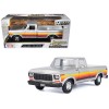 1979 Ford F-150 Custom Pickup Truck Silver Metallic with Side Stripes 'American Classics' Series 1/24 Diecast Model Car by Motormax