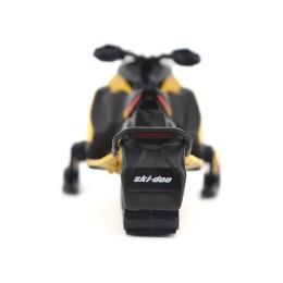 Ski-Doo MXZ Blizzard (Trail Segment) Neo Yellow and Ski-Doo MXZ 120cc (Kid's Model) Neo Yellow Set of 2 Snowmobiles 1/32 Diecast Models by BRP Models
