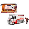 Deadpool Taco Truck with Deadpool Diecast Figurine 'Marvel' Series 1/24 Diecast Model by Jada