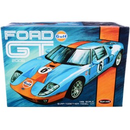 Skill 2 Snap Model Kit 2006 Ford GT 'Gulf Oil' 1/25 Scale Model by Polar Lights