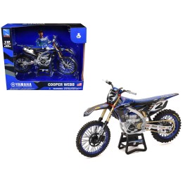 Yamaha YZ450F Motorcycle #2 Cooper Webb 'Yamaha Factory Racing' 1/12 Diecast Model by New Ray