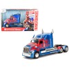 Western Star 5700 XE Phantom Optimus Prime with Robot on Chassis 'Transformers 5' (2017) Movie 'Hollywood Rides' Series 1/24 Diecast Model by Jada