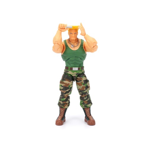 Guile 6' Moveable Figure with Accessories and Alternate Head and Hands 'Ultra Street Fighter II: The Final Challengers' (2017) Video Game Model by Jada