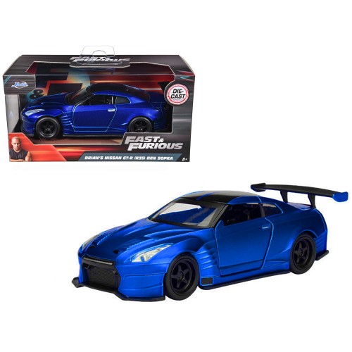 Brian's 2009 Nissan GTR R35 Blue Ben Sopra 'Fast & Furious' Movie 1/32 Diecast Model Car  by Jada